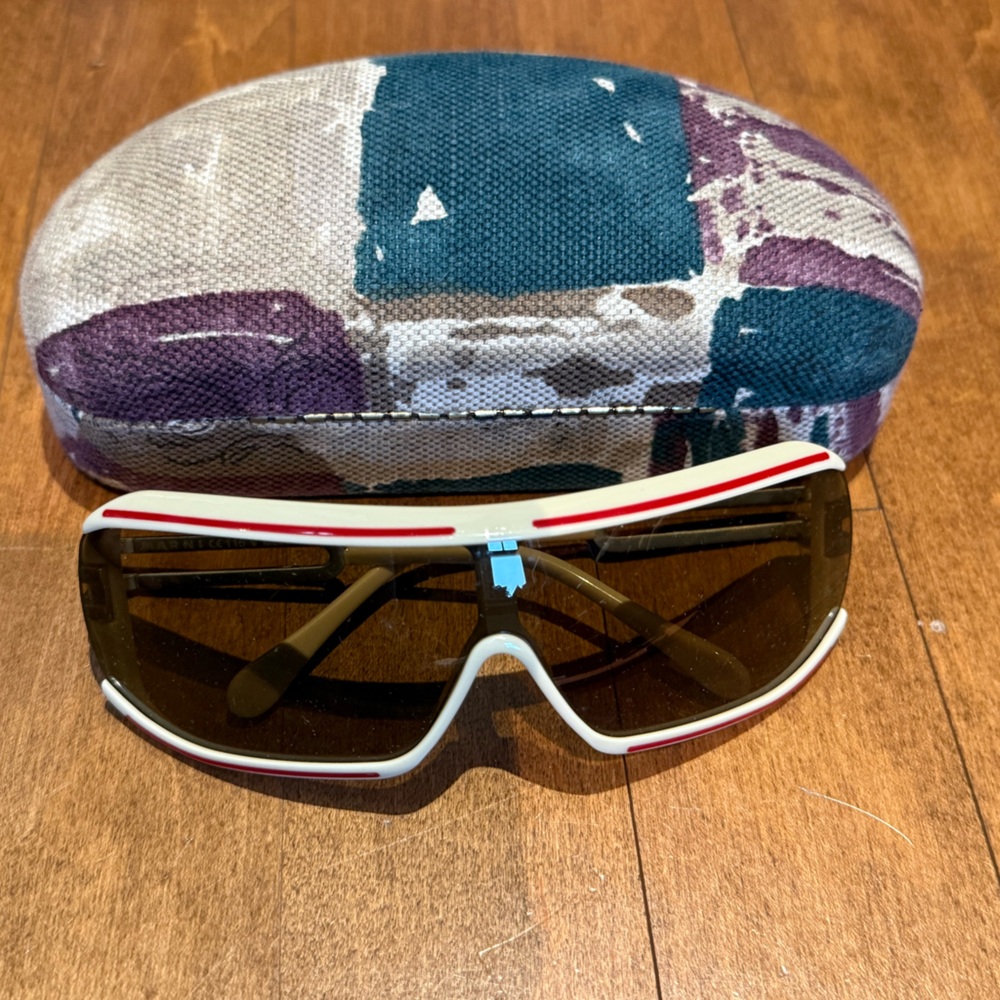Marni White and Brown Sunglasses